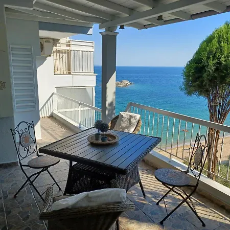 Appartement Balcony By The Sea à PalaiónTsiflíkion Extérieur photo